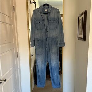 GAP Women's Blue Denim Jumpsuit